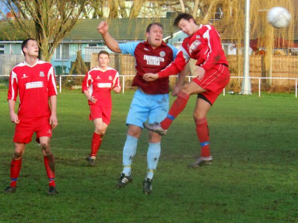 Action from Tuffley Rovers V Taverners