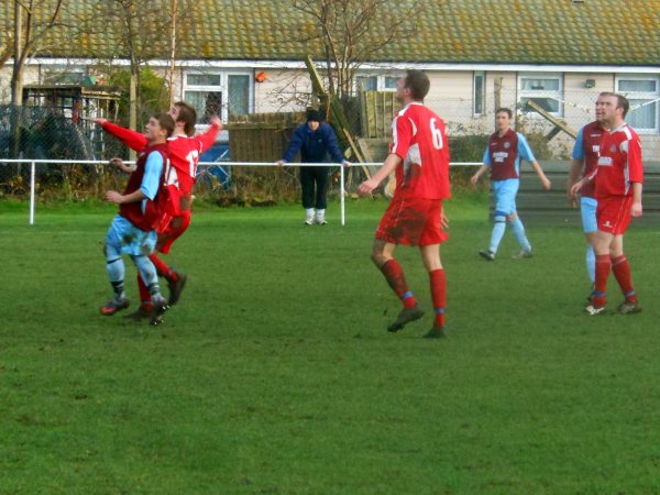 Action from Tuffley Rovers V Taverners