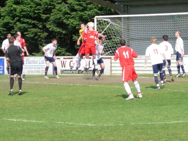 Action from Yate Town Reserves v AXA