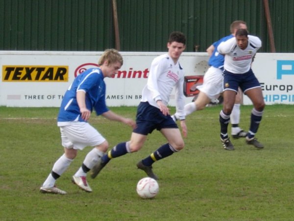 Action from Yate Town Reserves v Brimscombe & Thrupp