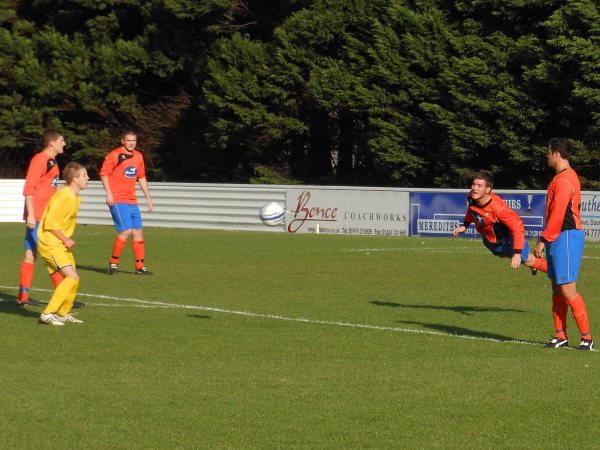 Action from Yate Town Reserves V Henbury